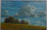 Falcon Ridge by Ann Getsinger, oil on board, sold Oct 2024