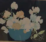 Woodblock engraving by Hall Thorpe, engraving, sold Oct 2024
