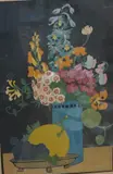 Woodblock engraving by Hall Thorpe, engraving, sold Oct 2024