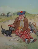 A Bonny Game by Lawson Wood, Wood, sold Oct 2024