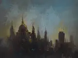 The Majesty of Wren by Ben Maile, oil on canvas, sold Oct 2024