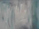 Ice cave, Antarctica by David Smith, 1977, oil on canvas, sold Oct 2024