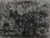 Ein Regentag by Peer Christian Stuwe, etching, sold Oct 2024