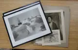 Collection of black and white photographic prints by William Shackleton, pencil, sold Oct 2024