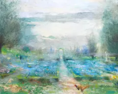 Evening by Terry Lee, oil on canvas, sold Aug 2024