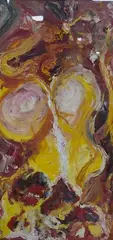 Impasto by Jon Norton, oil on board, sold Aug 2024