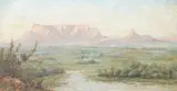 View of Table Mountain by Edward Churchill Mace, oil on canvas, sold Aug 2024