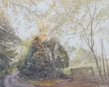 Â€˜The Late Journeyâ€™ by Maurice Raymond Sheppard, 1977, oil on canvas, sold Aug 2024