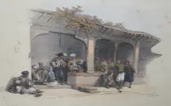 Colour lithograph by David Roberts, lithograph, sold Aug 2024