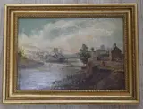Merthyr Tydfil by H. Cane, oil on board, sold Aug 2024