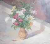 Nature Study by Charles Howson Bennett, 1910, oil, offered Aug 2024