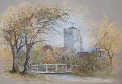 View of Dieppe by Charles Cooper Henderson, watercolour, sold Aug 2024