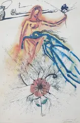 Alice in Wonderland, ‘Alice’s Evidence by Salvador Dalí, lithograph, offered Jul 2024