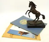 Small Stallion by Enzo Plazzotta, bronze, sold Jul 2024