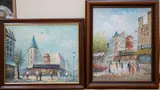 Moulin Rouge, Paris by Caroline C. Burnett, oil, sold Jul 2024