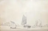 Monochrome by William Anderson, watercolour, sold Jul 2024