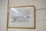 North Norfolk coastal scene by George Hewitt, watercolour, sold Apr 2025