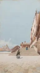 Venice by G. Formani, watercolour, sold Mar 2025
