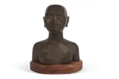 A African Girl by Bernard Reynolds, bronze, sold Mar 2025