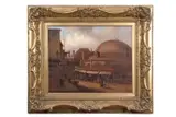 Ipswich Butter Market by Thomas Smythe, oil on canvas, sold Mar 2025
