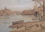 View over Great Yarmouth by Charles Mayes Wigg, watercolour, offered Mar 2025
