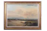 Birds in flight over a Norfolk estuary by Jack Cox, print (other), sold Mar 2025