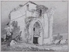 Bromholm Priory by John Sell Cotman, 1872, etching, sold Mar 2025