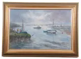 Incoming Tide by George Hewitt, oil on canvas, sold Mar 2025