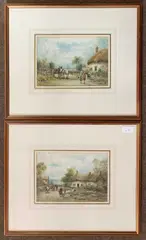 Watercolours by William Manners, watercolor, sold Mar 2025