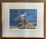 Cley Mill by Tony Garner, 1989, pastel, sold Mar 2025