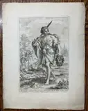 After Marratta Carlo by Robert van Audenaerde, engraving, sold Mar 2025