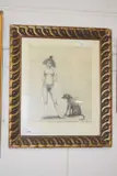 Imaginary Dog by Morgan Walker, 1997, etching, sold Mar 2025