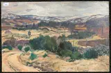 Landcape view by Alexander Sillars Burns, oil on board, sold Feb 2025
