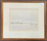 Estuary by Phillip Steer, 1932, watercolour, sold Feb 2025