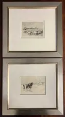 Spring in Texal and Katwijk by the sea by Maarten Langbroek, pencil, sold Feb 2025