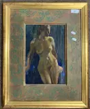 Study of a female nude by Irene Welbourne, oil on canvas, sold Jan 2025