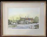 The Adam and Eve by Martin Sexton, watercolour, sold Jan 2025