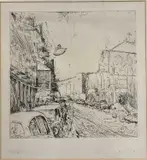 Limited edition etching by Ivan Schwebel, etching, offered Jan 2025