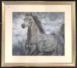 Beauty by Edward Tibbs, pastel, sold Jan 2025