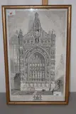 Monument of Thomas Lord Morley in the church at Hingham by John Sell Cotman, etching, sold Jan 2025