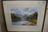 Highland Scene by Wendy Reeves, pastel, sold Dec 2024