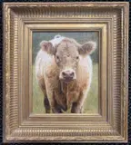 Cow study by Ken Bizon, oil on canvas, sold Dec 2024