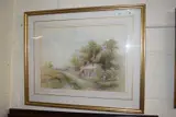Countryside scene by Stephen James Bowers, watercolour, offered Dec 2024