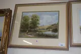 Thornham by George Hewitt, watercolour, sold Dec 2024
