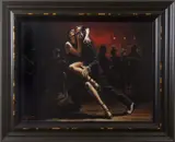 Tango in Red by Fabian Perez, giclee, sold Nov 2024