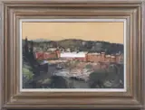 Portofino by Ian Houston, oil on board, sold Nov 2024