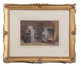Grandmas chair Watercolour on paper by George Goodwin Kilburne, watercolor, sold Nov 2024