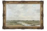 Horsey Mill by Colin Burns, oil on canvas, offered Nov 2024
