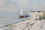 Out on the Point Blakeney by Jason Partner, oil on board, sold Nov 2024