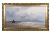 Thorpeness from Aldeburgh by Marcus Ford, oil on canvas, sold Nov 2024